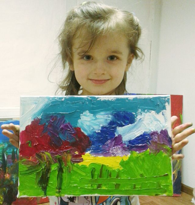 3-річна Настя з Вінниці — наймолодша художниця України та майбутня рекордсменка