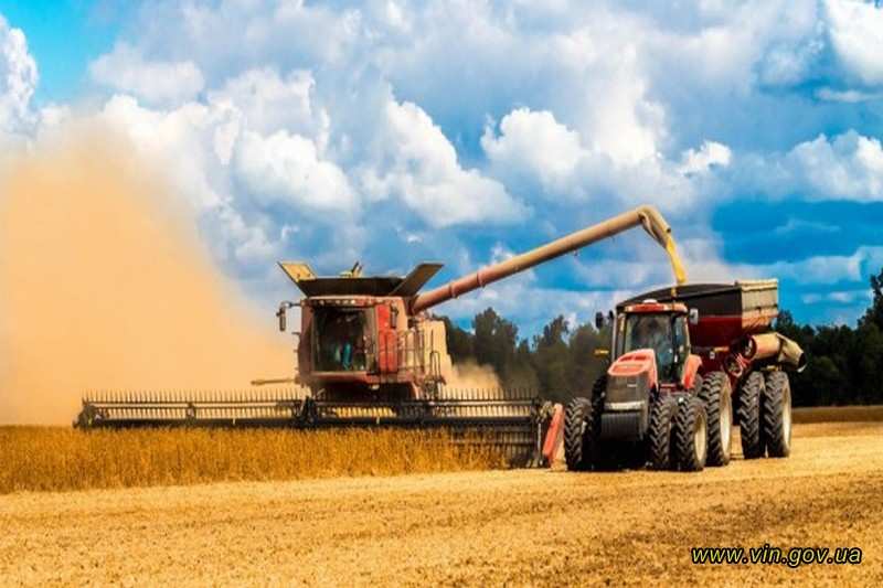 Вінниччина зібрала 2,5 мільйони тонн зернових