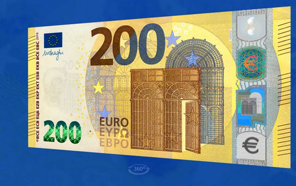 Представлені нові купюри номіналом 100 євро та 200 євро