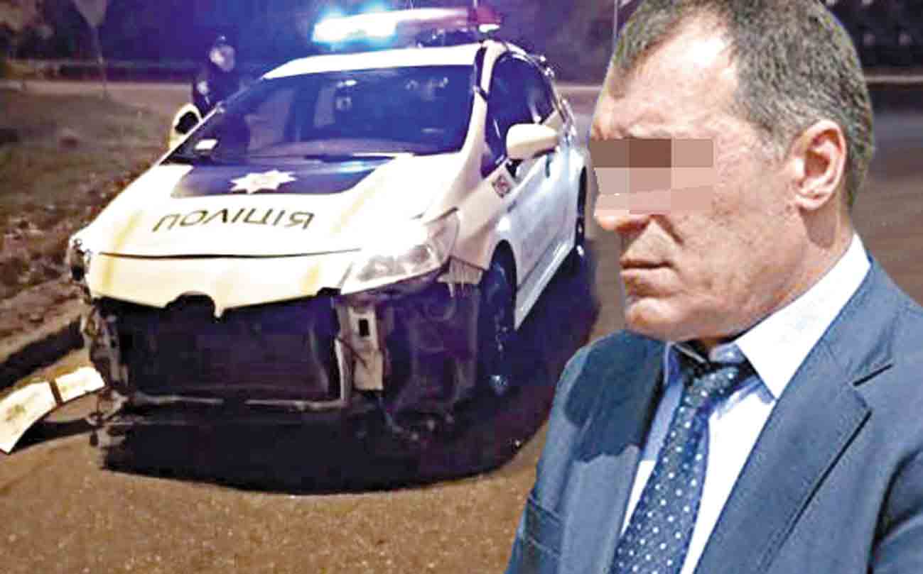 Як п’яний генерал протаранив поліцейську машину та побив патрульного інспектора у Вінниці