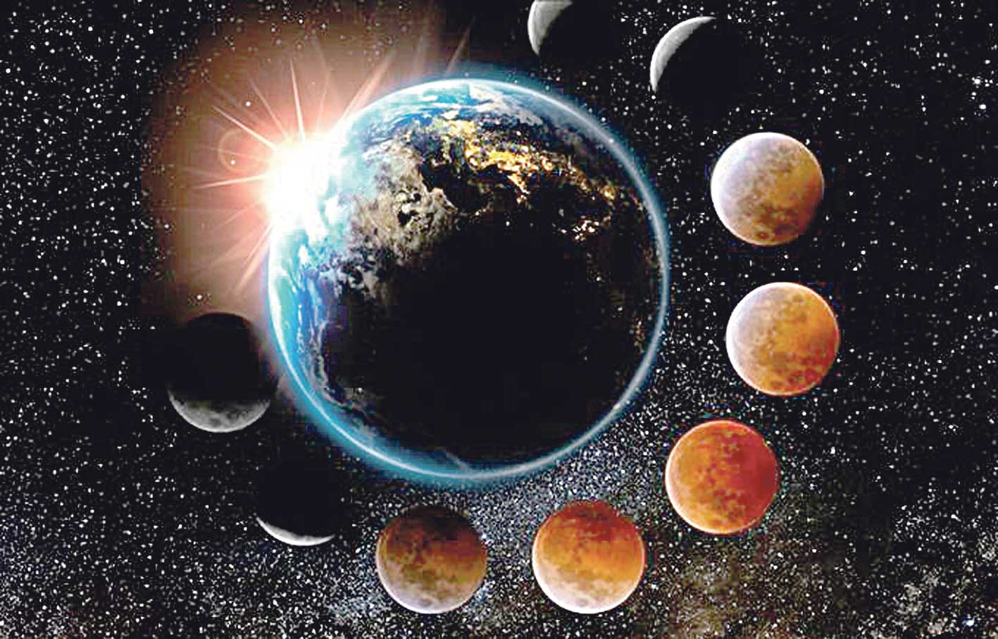 Коридором сонячних і місячних затемнень подорожуватиме Земля у 2019 році
