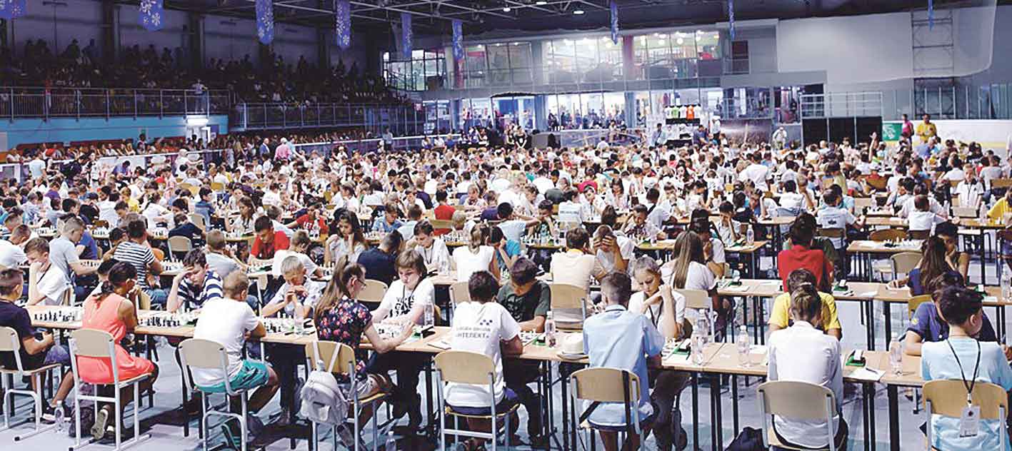 Шаховий рекорд у Вінниці – 648 дітей за одним столом