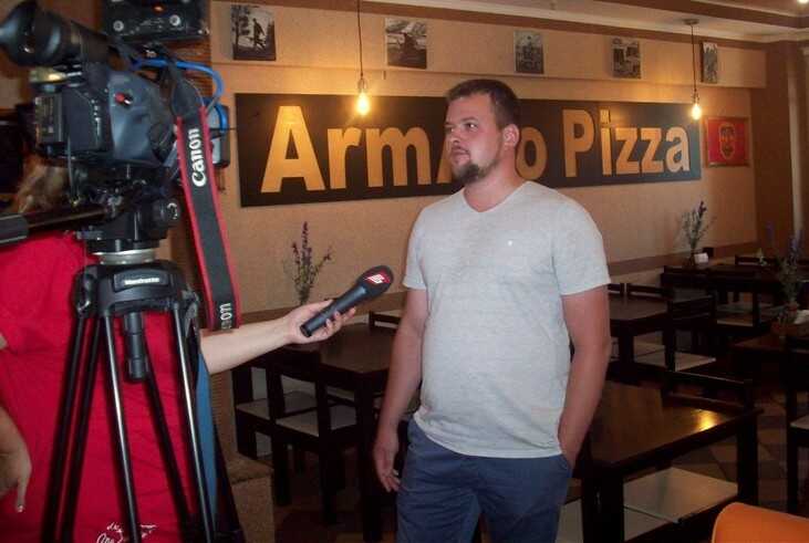 Піцерію «ArmAtoPizza» відкрив боєць АТО у центрі Козятина