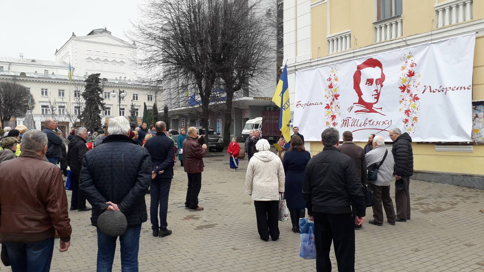 Шевченка вшанували на місці Майдану у Вінниці