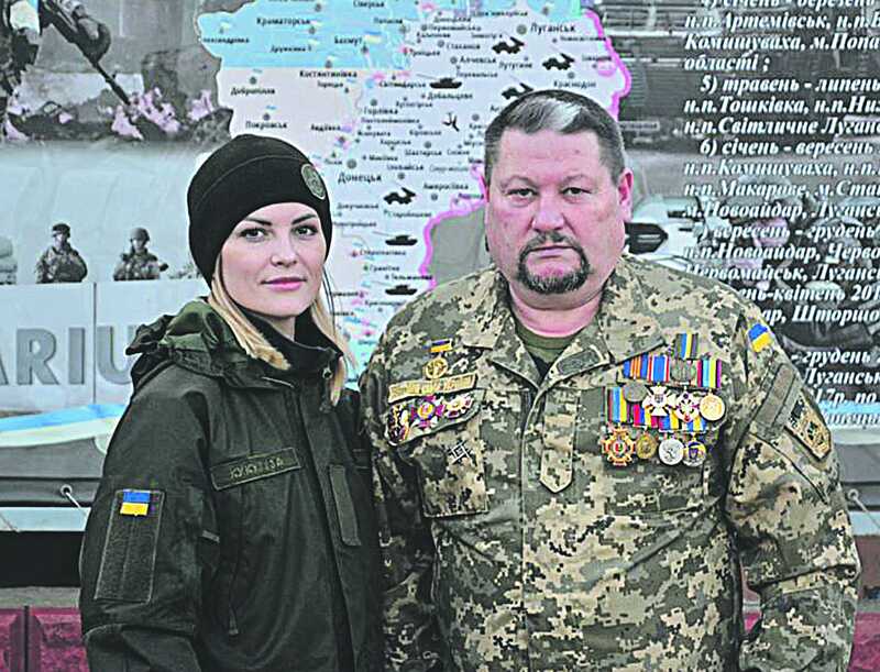Солдат Ольга з Нацгвардії прийшла на службу з благословення батька