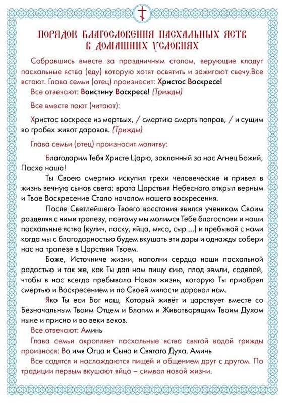 В Москві всі храми РПЦ розіслали молитви своїм прихожанам як освятити пасхальний кошик!