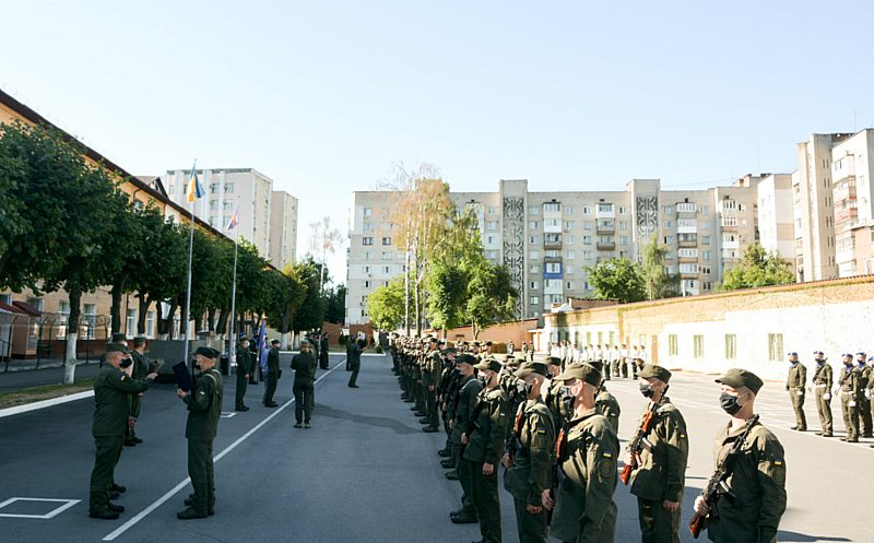 Присягу «наживо» показали батькам нацгвардійців (відео)