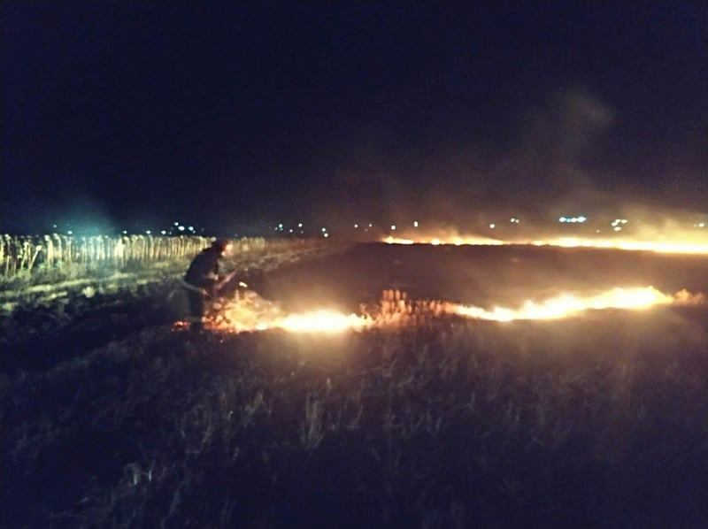 Сім районів області потерпіли від пожежі протягом останньої доби