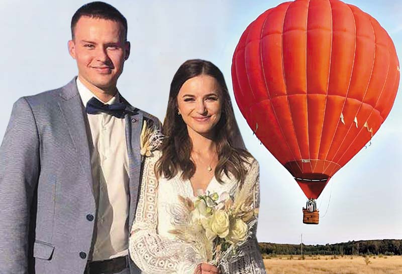 Вперше у Вінниці: молодята розписалися просто у небі У Вінниці організували новий формат одруження – розпис на повітряній кулі. Такого Україна ще не бачила!