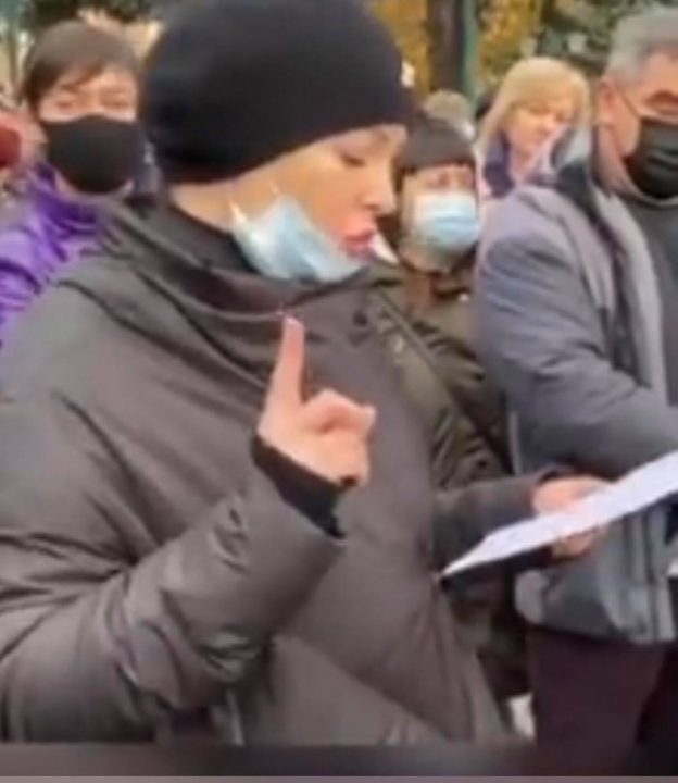 Проти карантину вихідного дня протестували жителі Могилева-Подільського