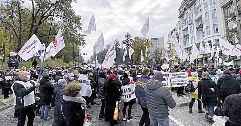 Так ФОПи із Вінниччини проривались до ВР. Таких масових протестів вже давно не було