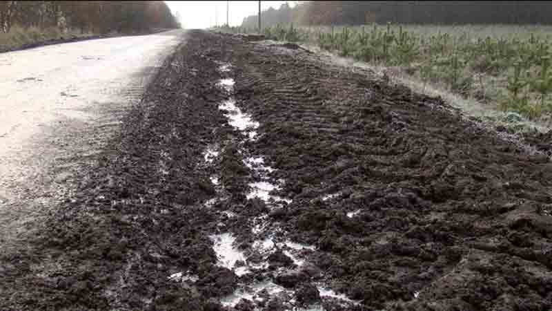 Нову дорогу руйнують. Жителі Жерденівки повстали проти фур агрохолдингу