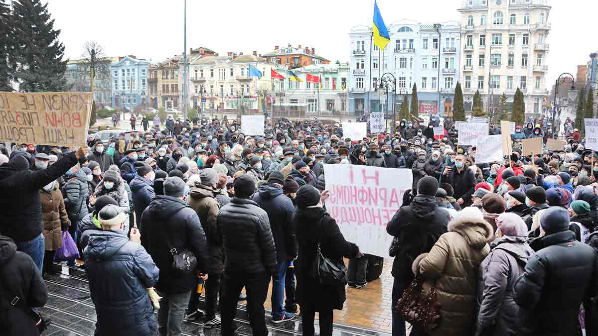 Державна влада прислужує олігархам: «Тарифні майдани» на Вінниччині продовжуються (відео)