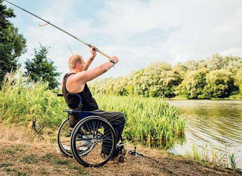 Андрій на візку – чемпіон України зі спортивної риболовлі