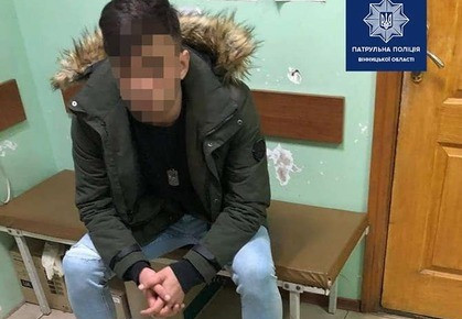 «Під кайфом» у Вінниці затримали 20-річного водія іномарки