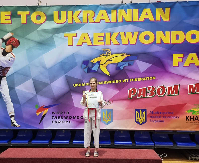 Вінницька тхеквондистка Анна Рожок стала дворазовою чемпіонкою України