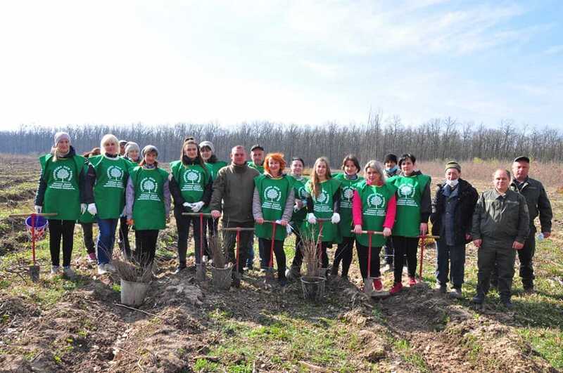 На Вінниччині триває Всеукраїнська акція «Створюємо ліси разом»