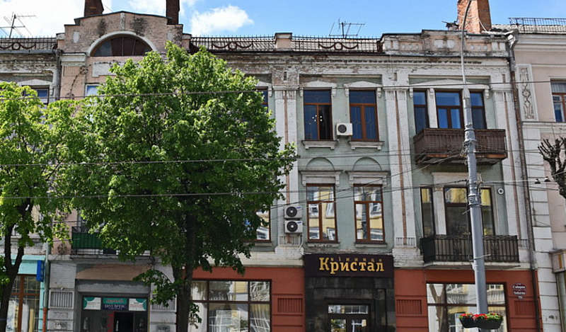 У центрі Вінниці відреставрують пам’ятку архітектури «Житловий будинок» на Соборній, 75