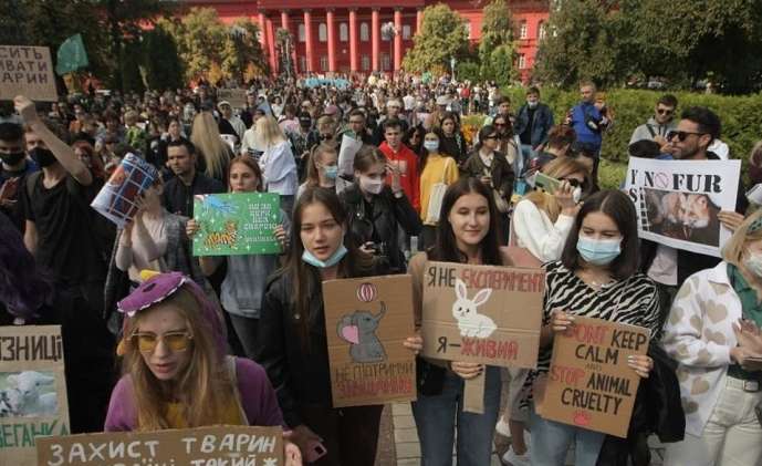 Вінниччина підтримала всеукраїнський марш на захист тварин