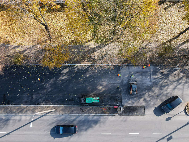У Вінниці на вулиці Київській завершують будувати парковку