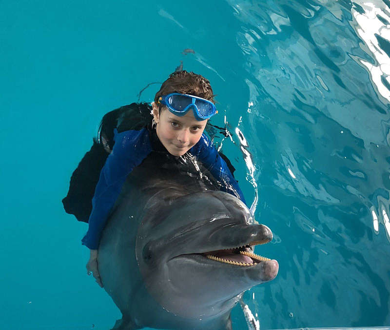 Вінницький молодшокласник став юним тренером дельфінів