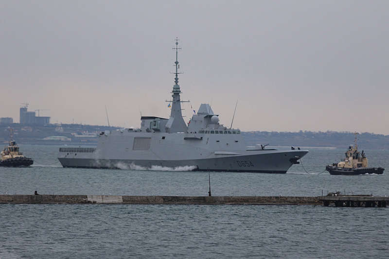 В порт Одеси прибув найсучасніший французький корабель НАТО