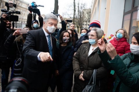 Може й за ґратами … Останнє інтерв’ю Порошенко перед вильотом до України дав Соні Кошкіній