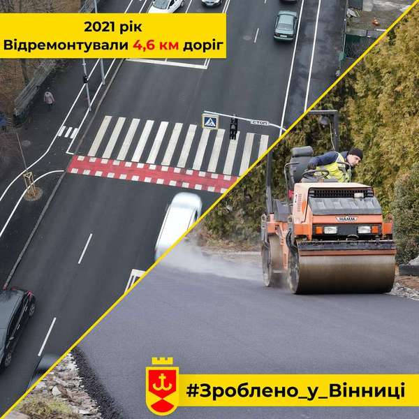 Сергій Моргунов розповів, що у Вінниці 2021 року облаштували майже 5 км нових доріг