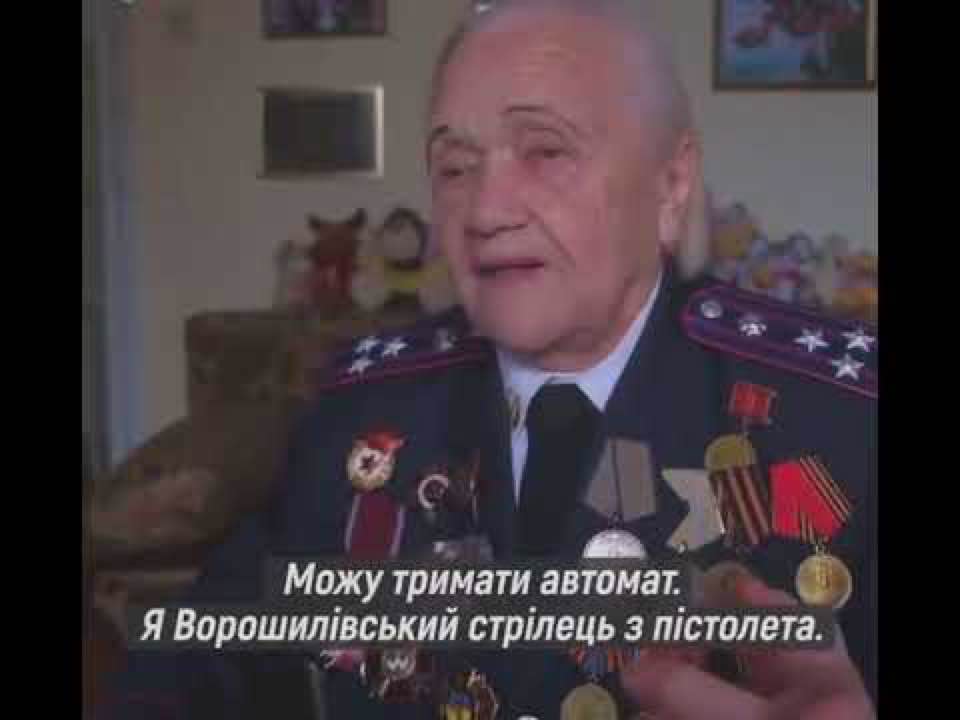 98-річна вінничанка Ольга Твердохлібова: “Нікого не хочу вбивати, а на путіна навіть би не дрогнула рука” (відео)