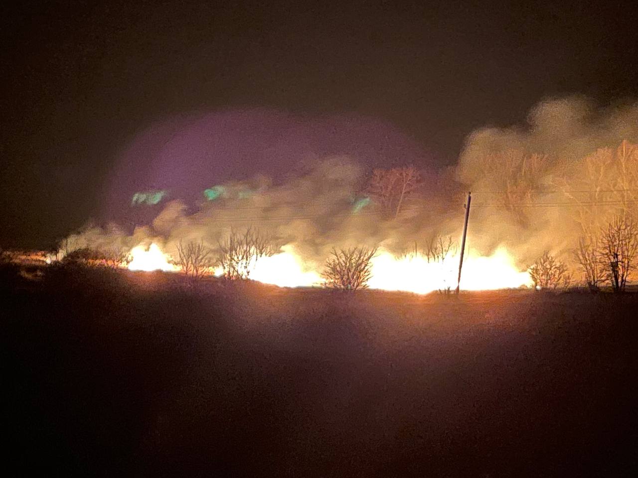 Нічна пожежа в Гніванському районі