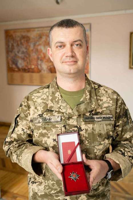 «За мужність та відвагу» – підполковник Андрій Сідаш отримав почесну відзнаку міського голови