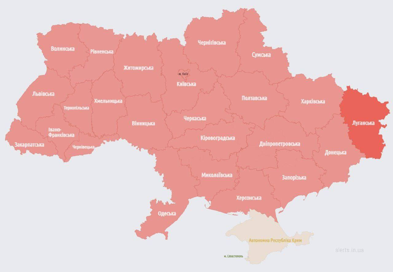 Росія від ранку випустила по Україні 75 ракет, з них 41 знищили ППО