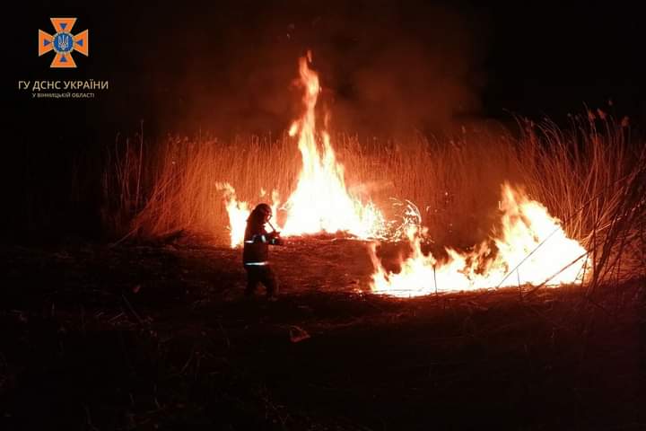 Почалися масові пожежі в екосистемі Вінниччини