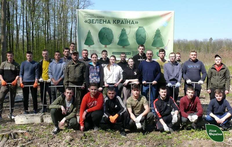 Чотири тисячі дубів висадили на Вінниччині