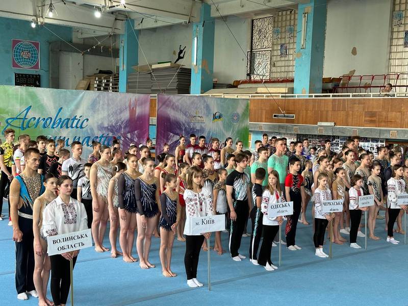 Чемпіонату України зі спортивної акробатики стартував у Вінниці
