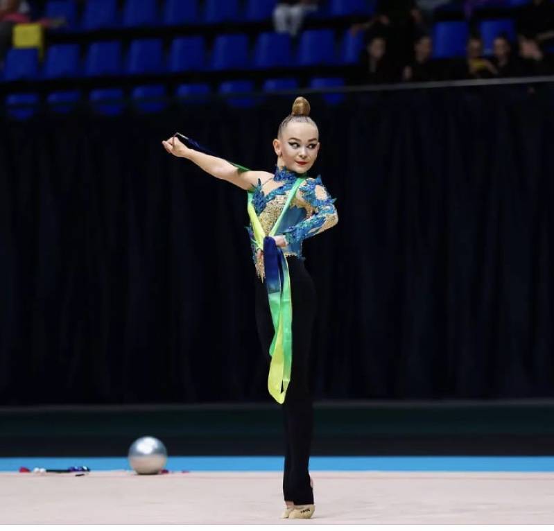 Вінницька гімнастка Злата Величко здобула бронзу у вправі з м’ячем на чемпіонаті України