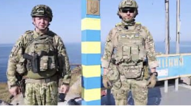 На острові Зміїний встановили прикордонний знак