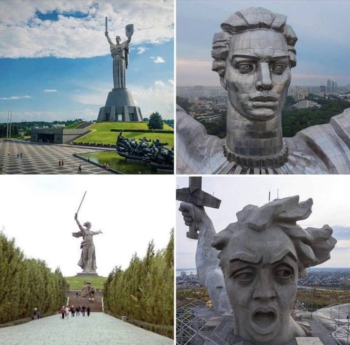 Пророчий символізм: порівняння двох монументів скульптора Вучетича у Києві та Волгограді