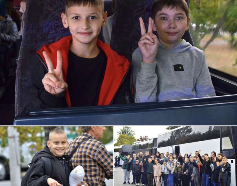 220 дітей Захисників та Захисниць з Вінниччини вирушили до дитячого табору на Закарпатті