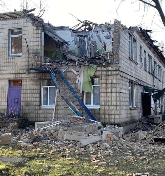 Дитячий садочок у Соломʼянському районі Києва після атаки “шахедів”