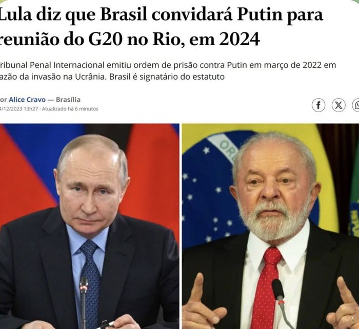 Бразилія запросить путіна на саміт G20, але його там можуть заарештувати