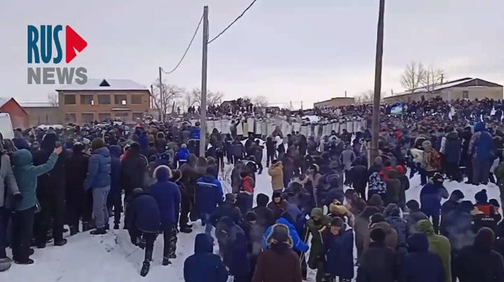 Кадри протестів у Башкортостані, рф