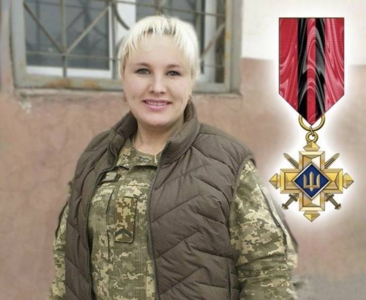 Сержантку роти протитанкістів Аллу Хаврун з Вінниччини нагородили «Золотим хрестом»