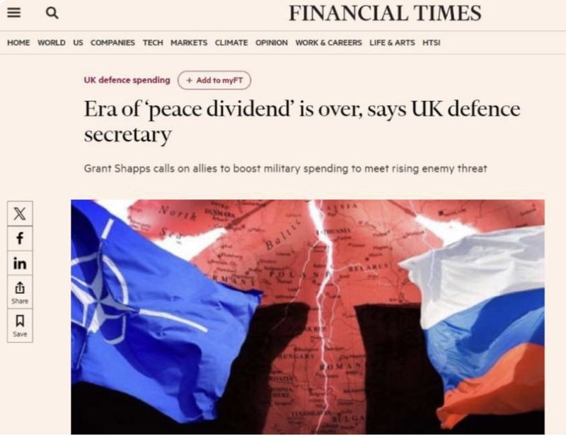 Країнам Заходу необхідно підготуватись до подальших конфліктів за участю Китаю, РФ, Північної Кореї та Ірану протягом наступних 5 років