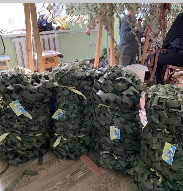 Наша група ,, Сітки на фронтʼʼ плідно попрацювала кілька останніх днів