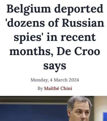Десятки російських шпигунів, які працювали під дипломатичним прикриттям депортувала Бельгія за останні місяці