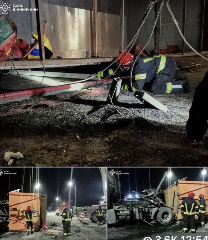 Жахлива ДТП на Вінниччині – зіштовхнулись дві вантажівки