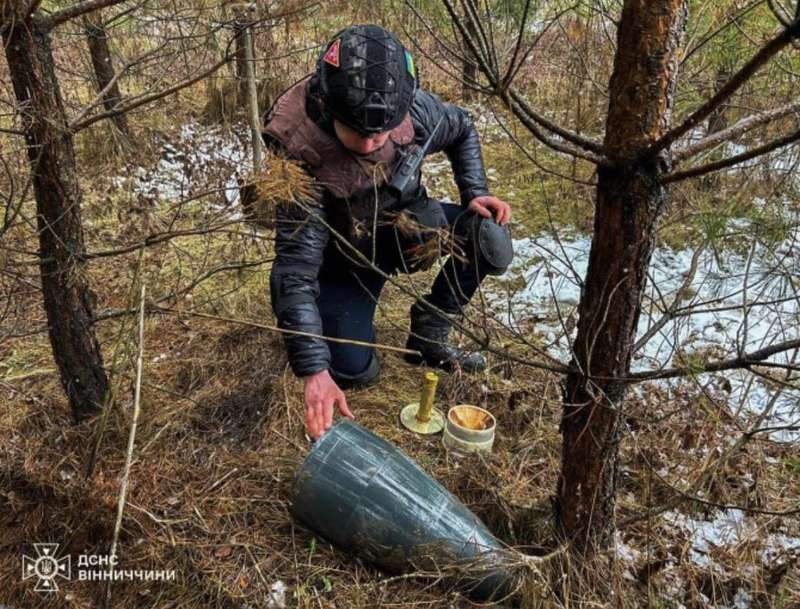 Бойову частину ворожого безпілотника знайшли в лісі Жмеринського району