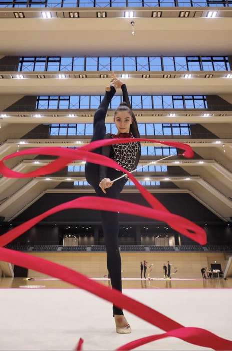 Зірка української гімнастики вінничанка Лейла на зборах у Японії