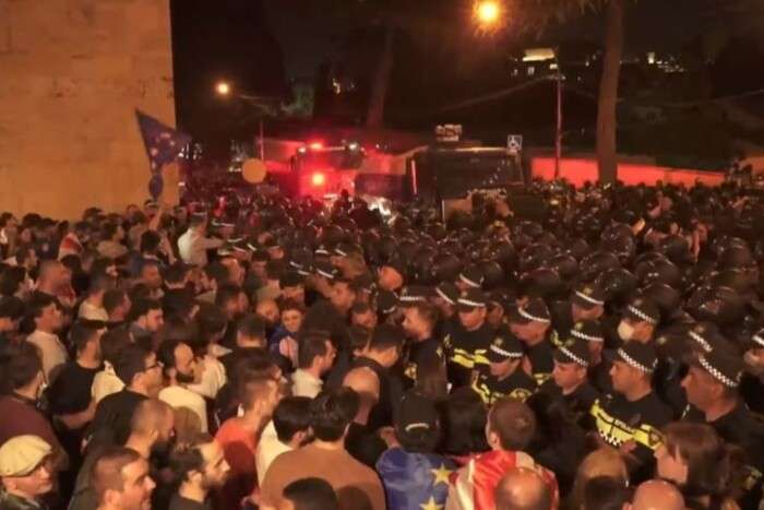 Під час протестів у Грузії жорстоко побили лідерів опозиції